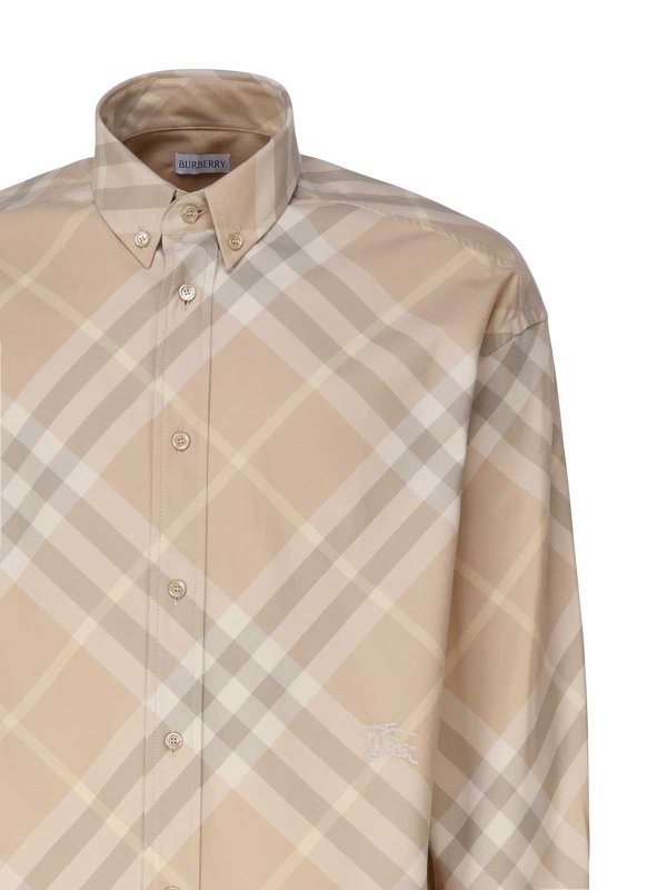 The Best Shops BURBERRY: shirts - Cotton Check Shirt
