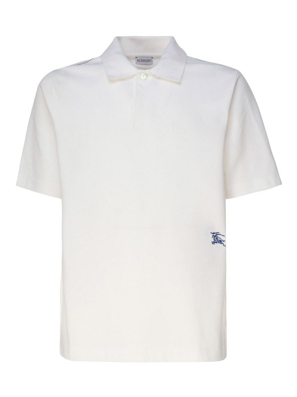 BURBERRY: polo - Polo in cotone