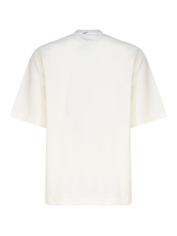 BURBERRY: T-shirts online - T-Shirt - Weiß