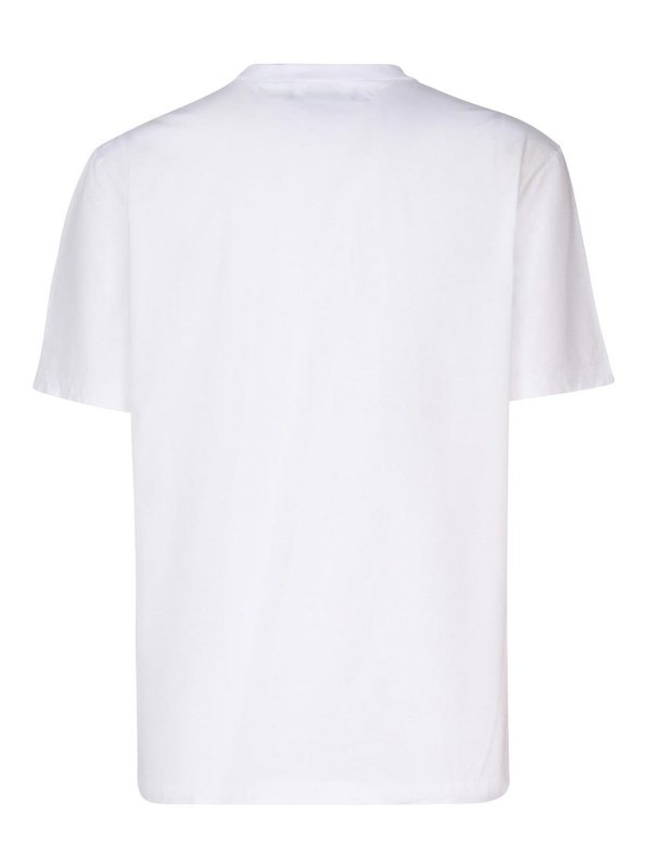 DSQUARED2: t-shirts online - Leaf Skater Cotton T-Shirt
