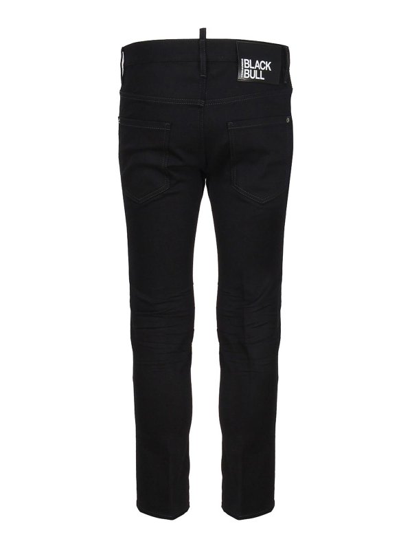 DSQUARED2: straight leg jeans online - Five Pocket Jeans In Cotton Denim
