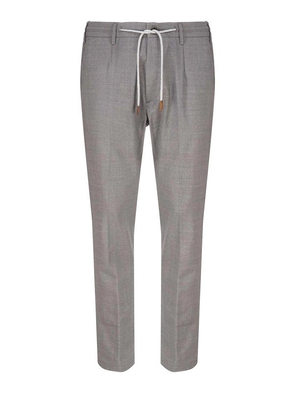 ELEVENTY: casual trousers - Straight Trousers