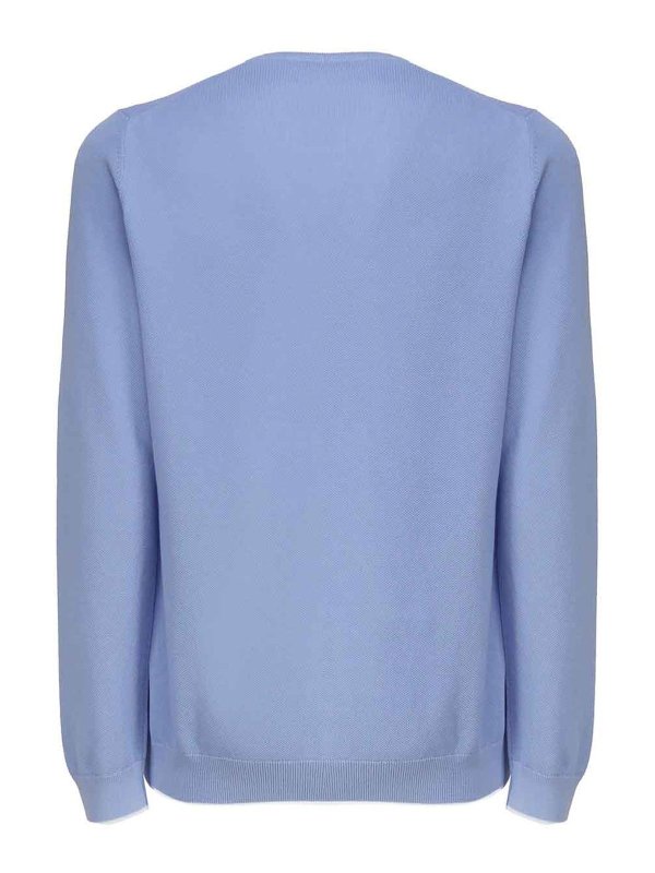 FAY: crew necks online - Cotton Sweater With Round Neck