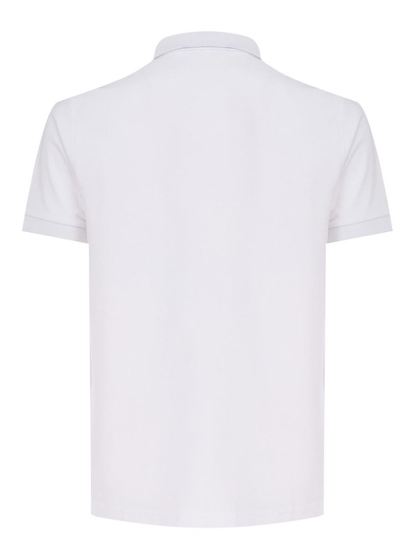 FAY: polo shirts online - Slim Fit White Polo