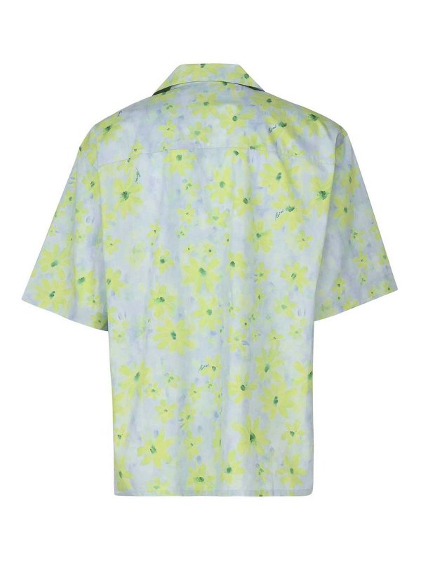Marni: shirts online - Bowling Poplin Shirt With Parade Print