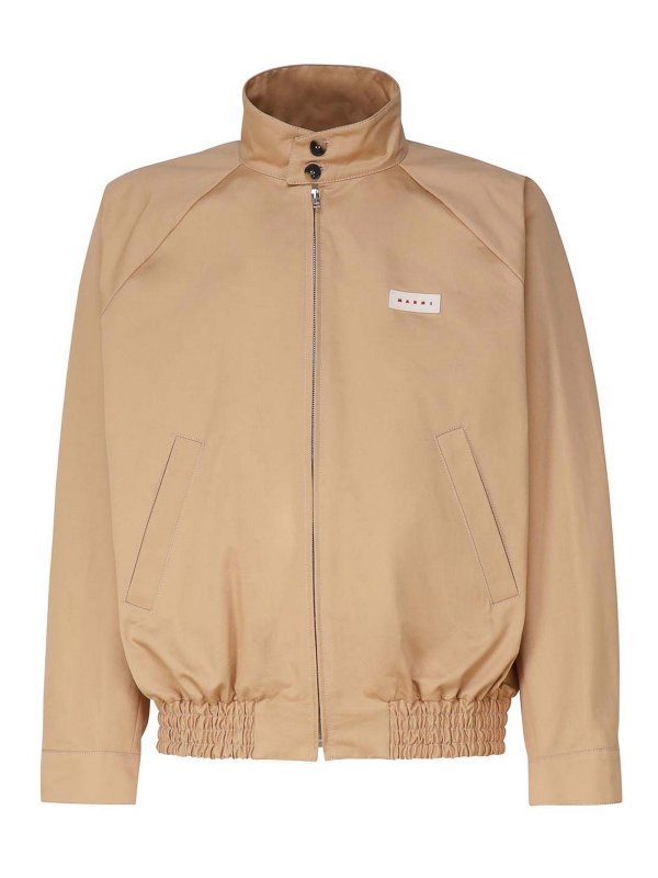 Marni: bombers - Cotton Over Bomber Jacket