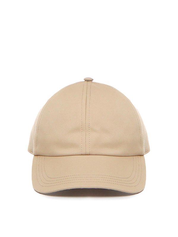 BURBERRY: cappelli - Berretto da baseball in misto cotone