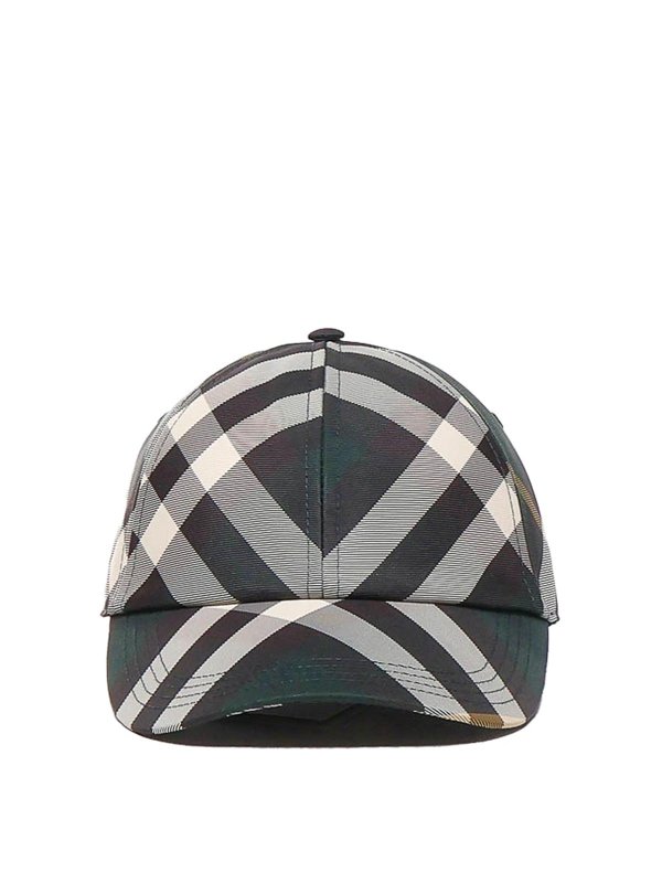 BURBERRY: hats & caps - Baseball Cap Check