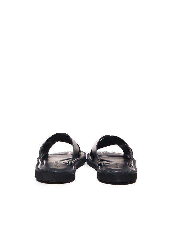 EMPORIO ARMANI: ciabattine mare online - Infradito in pelle