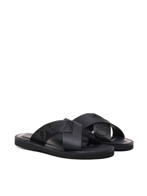 The Best Shops EMPORIO ARMANI: ciabattine mare - Infradito in pelle