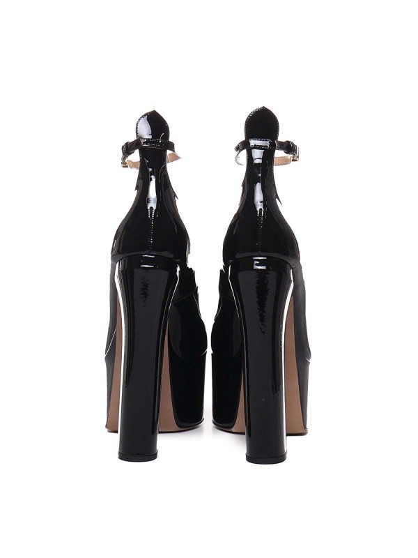 The Best Shops VALENTINO GARAVANI: court shoes - Tan-Go Patent-Leather Platform Pump