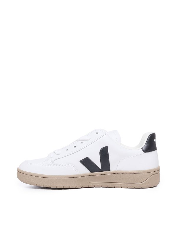 V-12 Black Dune Chromefree Cowskin Sneakers shop online: VEJA