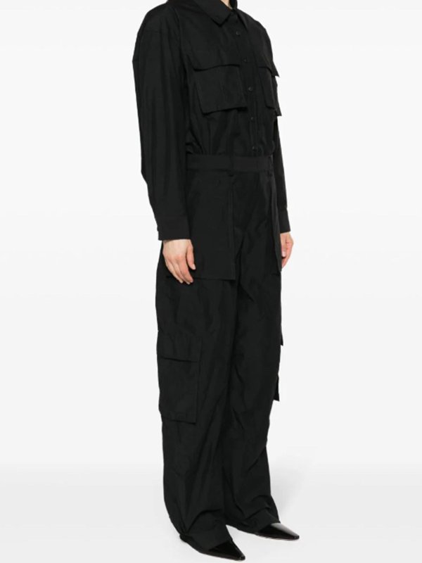 The Best Shops ALEXANDER WANG: ジャンプスーツ - ジャンプスーツ - 黒