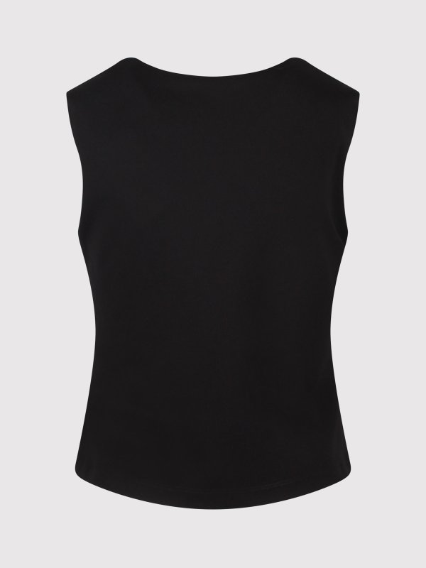 DIESEL: Tops y camisetas sin mangas online - Top - Negro