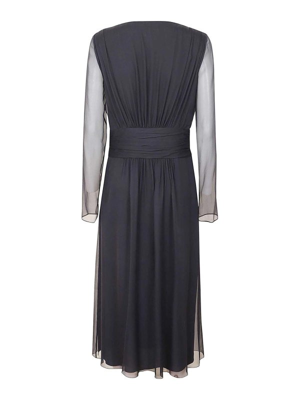 ALBERTA FERRETTI: ニーレングスドレス online - 膝丈ドレス - ブルー