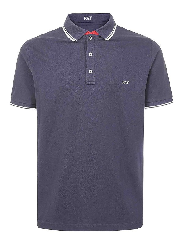 FAY: Polos - Polo - Azul
