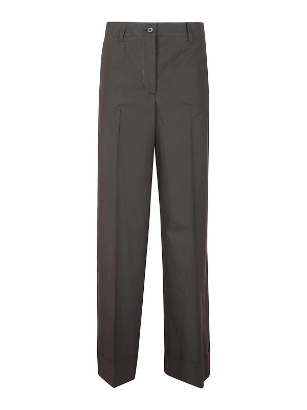 P.A.R.O.S.H.: casual trousers - Satin trousers