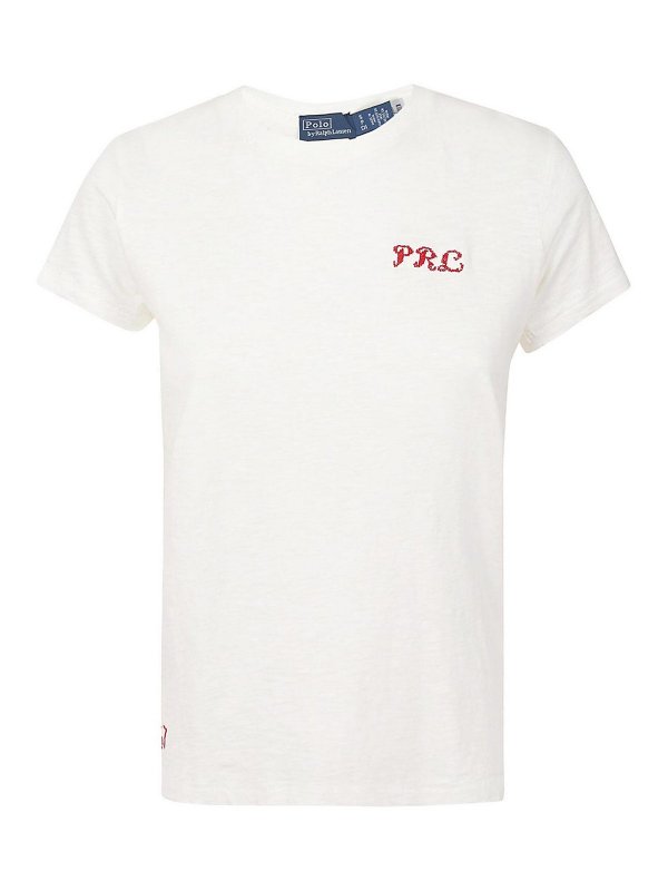 POLO RALPH LAUREN: Tシャツ - シャツ - 白