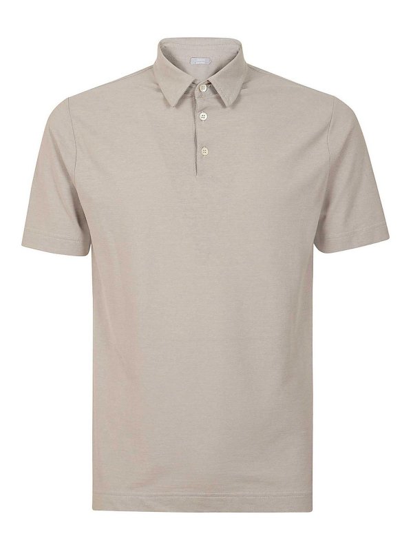 ZANONE: Polos  - Polo - Beige