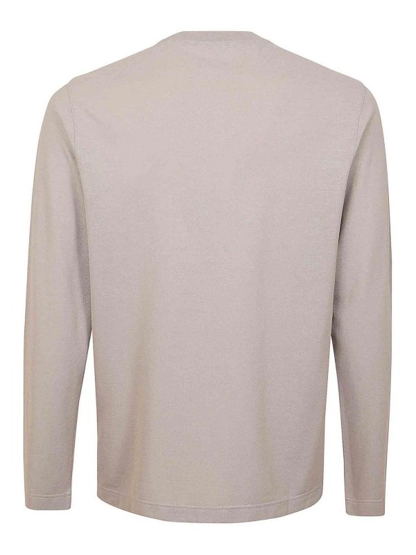 ZANONE: t-shirts online - Long ribbed ice Tshirt