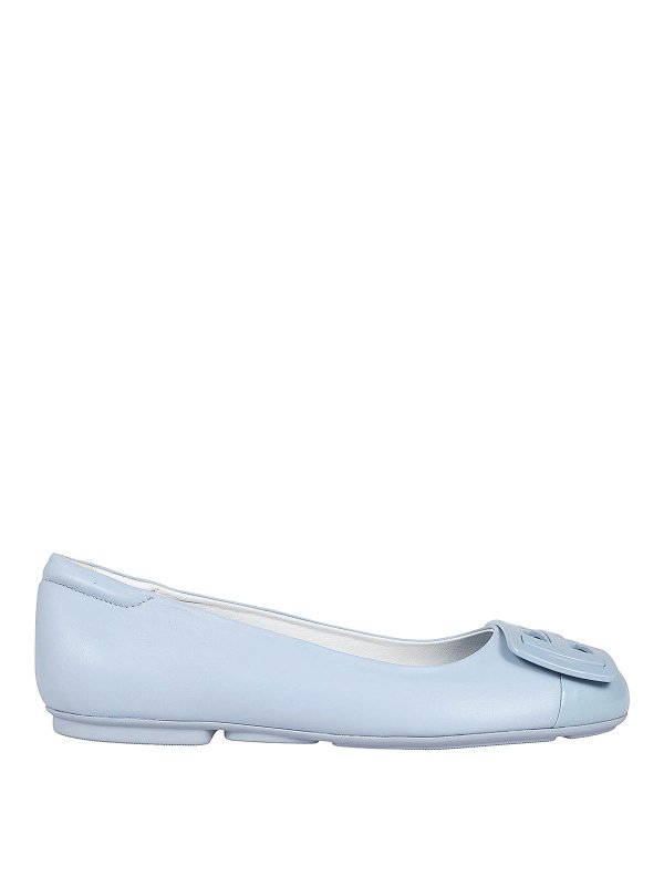 HOGAN: flat shoes - Patent leather ballerina