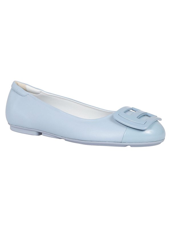 HOGAN: flat shoes online - Patent leather ballerina