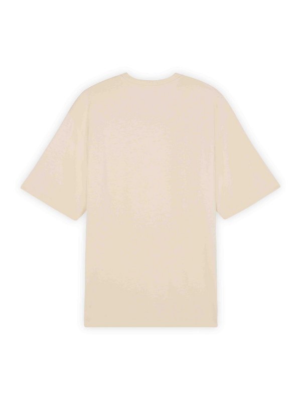 MAISON KITSUNÉ: t-shirts online - Bold Fox Head Patch Oversize Tee-Shirt