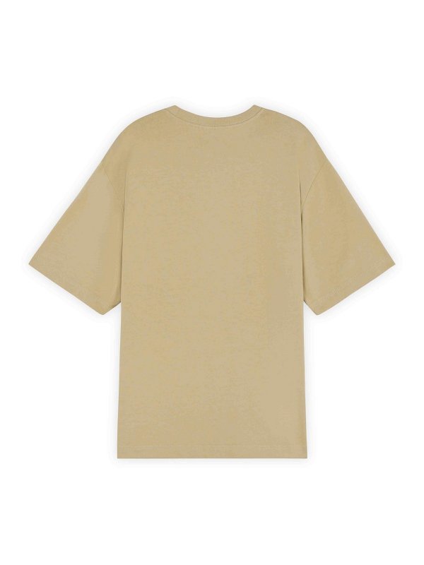 MAISON KITSUNÉ: t-shirts online - Bold Fox Head Patch Oversize Tee-Shirt