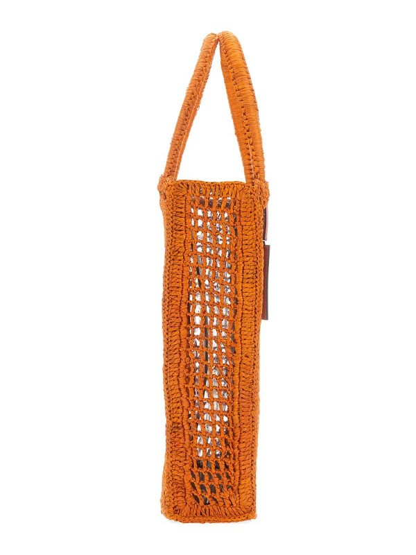 The Best Shops MANEBI: cross body bags - Raffia Net Bag