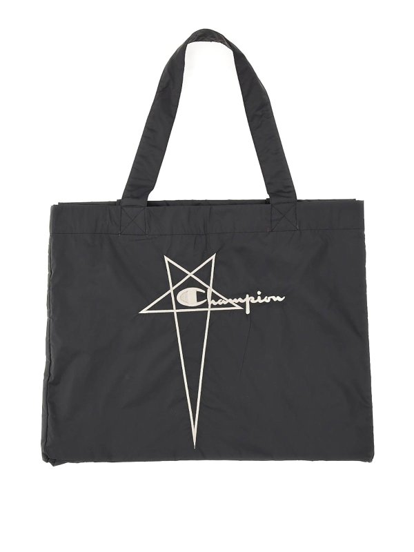 RICK OWENS: totes bags - Nylon Tote Bag