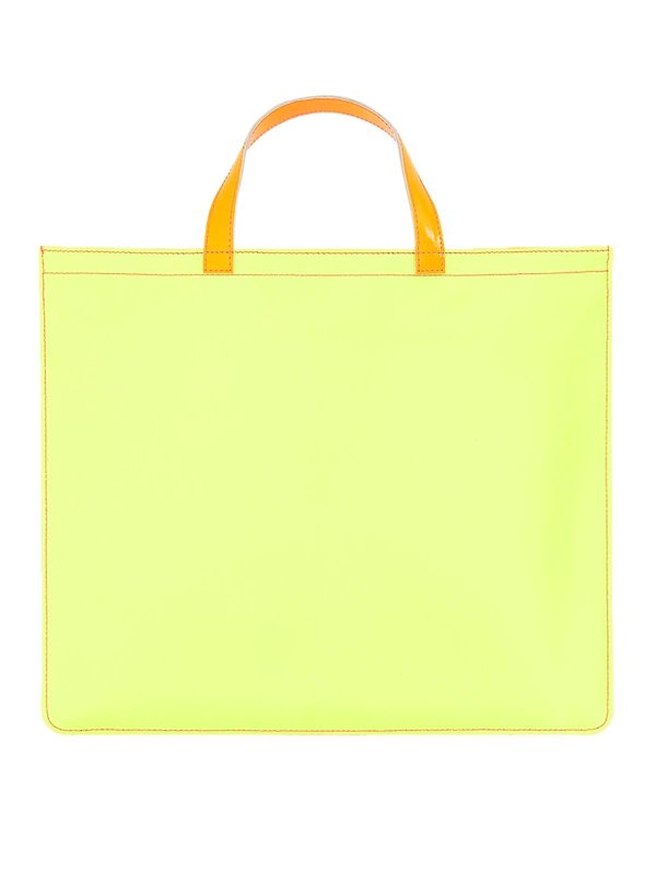 COMME DES GARCONS: totes bags - Super Fluo Leather Tote Bag