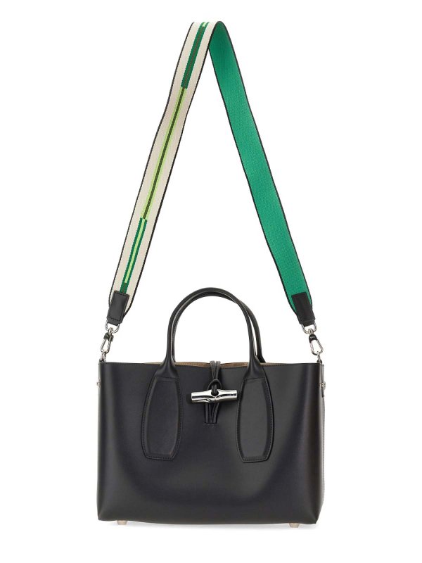 LONGCHAMP: cross body bags online - Medium Roseau Bag