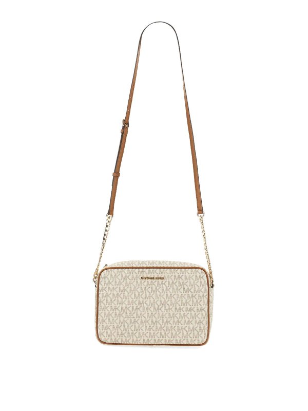 Michael Michael Kors: クロスボディバッグ - クロスボディバッグ - ベージュ
