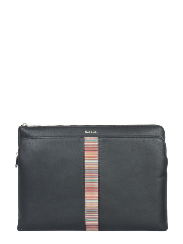 PAUL SMITH: borse a tracolla online - Borsa portadocumenti in pelle
