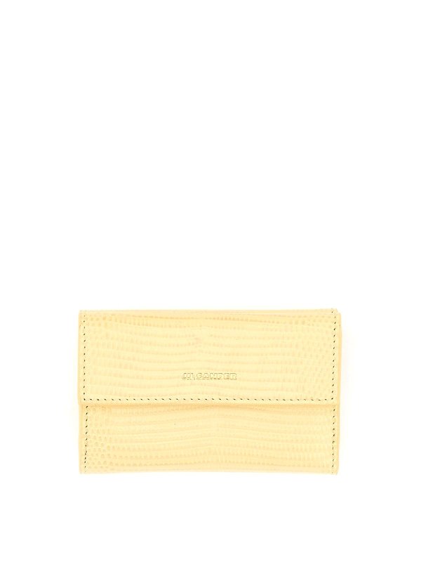 JIL SANDER イエロー レザー財布 Jil Sander 財布 | イエロー | FARFETCH JP