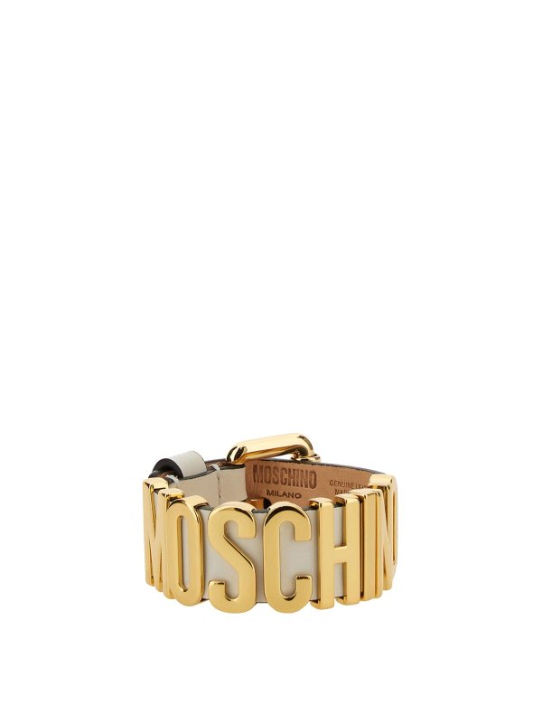 MOSCHINO: Bracelets & Bangles - Logo Bracelet