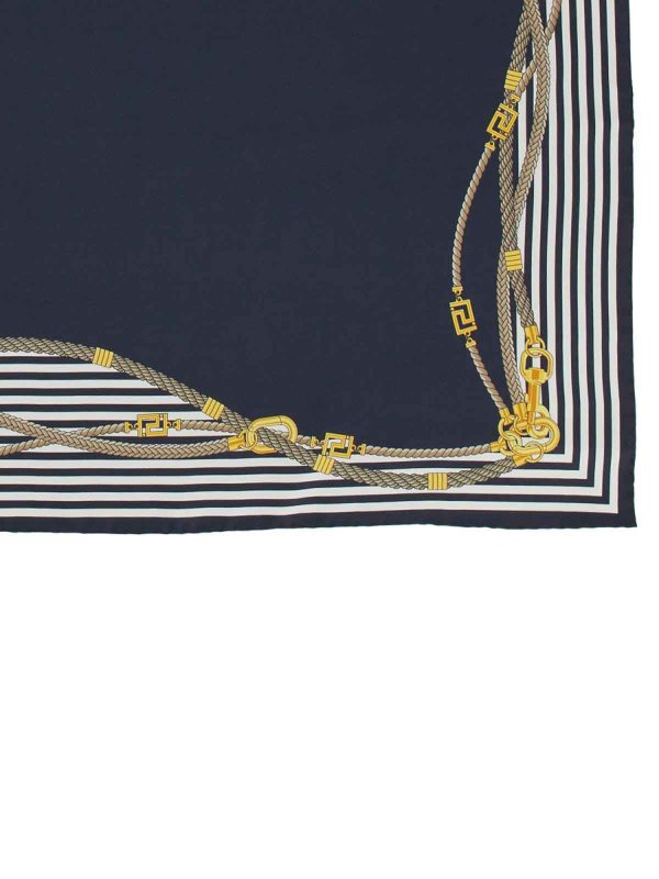 VERSACE: Bufandas y pañuelos online - Bufanda - Azul