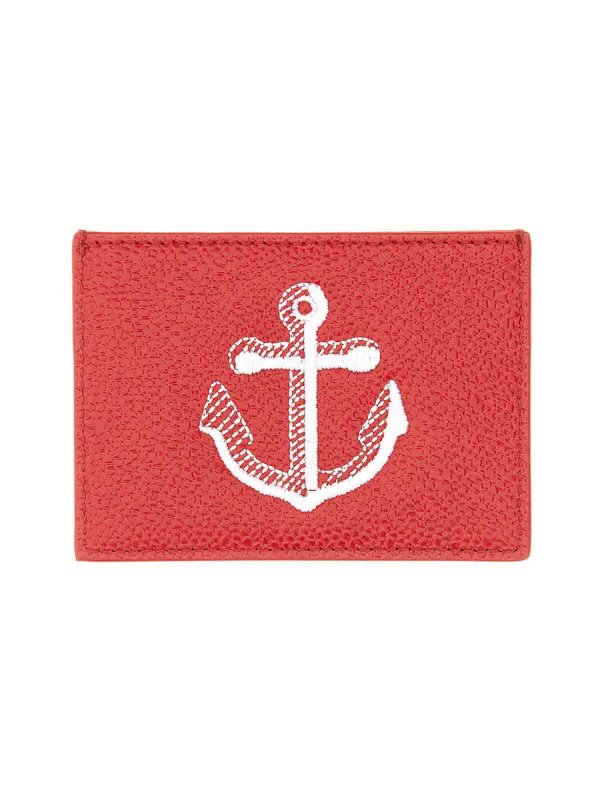 THOM BROWNE: wallets & purses online - Aanchor Card Holder