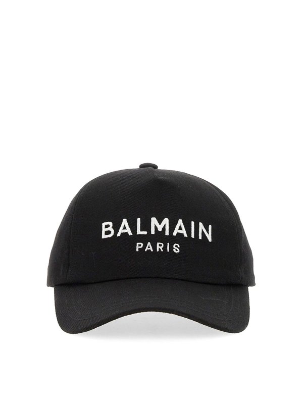 Balmain: cappelli - Cappello Da Baseball Con Logo