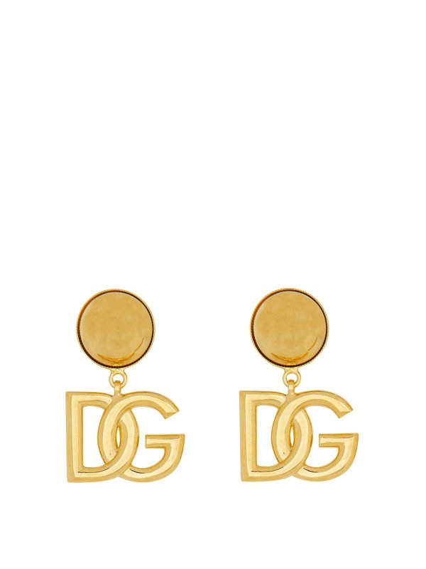 DOLCE & GABBANA: Earrings - Dg Logo Earrings