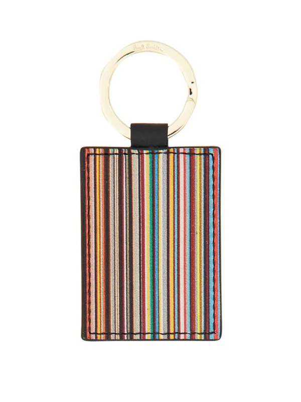 PAUL SMITH: key holders - Signature Stripe Key Holder