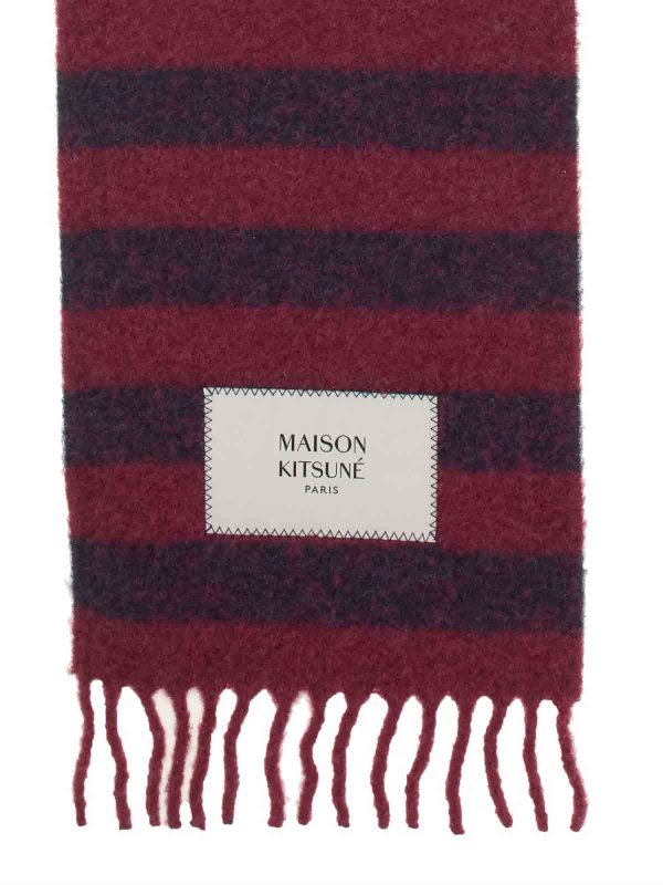 MAISON KITSUNÉ: scarves online - Scarf With Logo