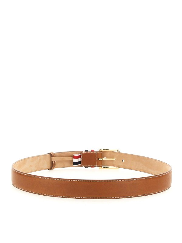 THOM BROWNE: belts online - Belt With Rwb Loop