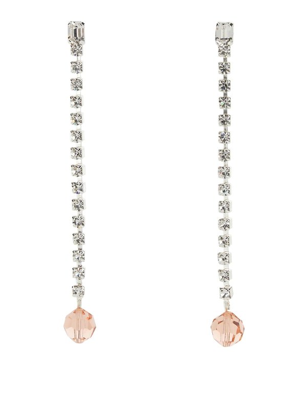 【Magda Butrym】パールアンドクリスタル-embellishedイヤリング Pearl and crystal-embellished earrings in silver - Magda