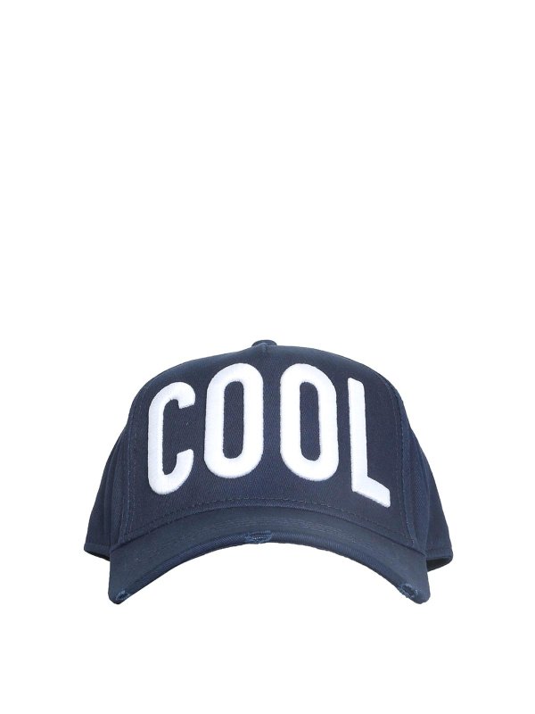 DSQUARED2: hats & caps - Cotton Baseball Hat