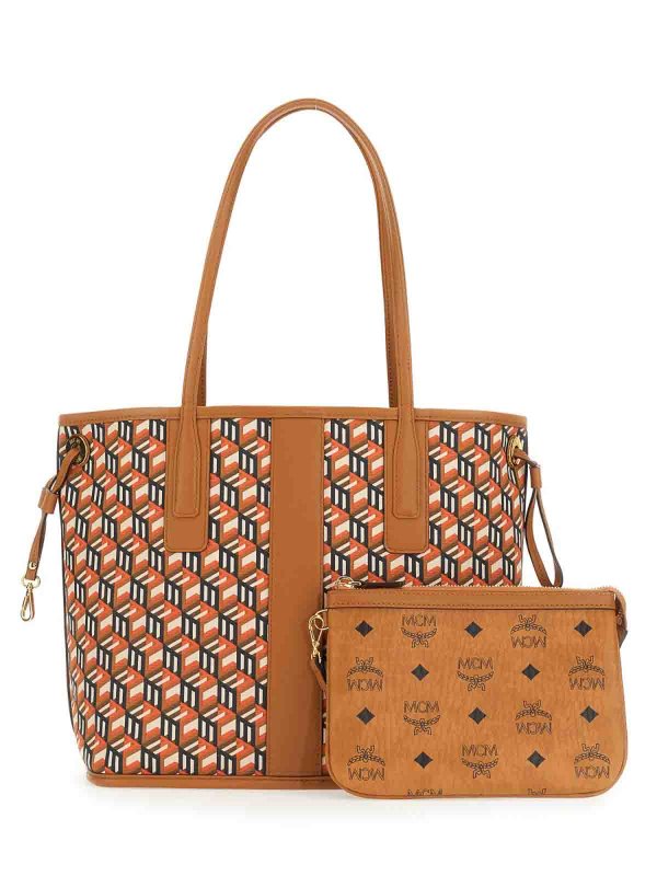Mcm トートバッグ - ブラウン - ブラウン|MWPDSLR04CO