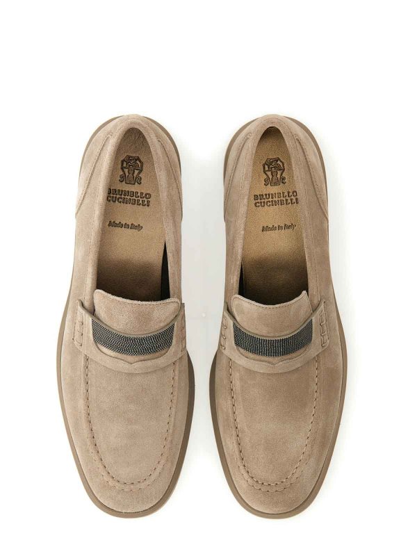 BRUNELLO CUCINELLI: ロファー＆スリッパ online - ローファー - ベージュ