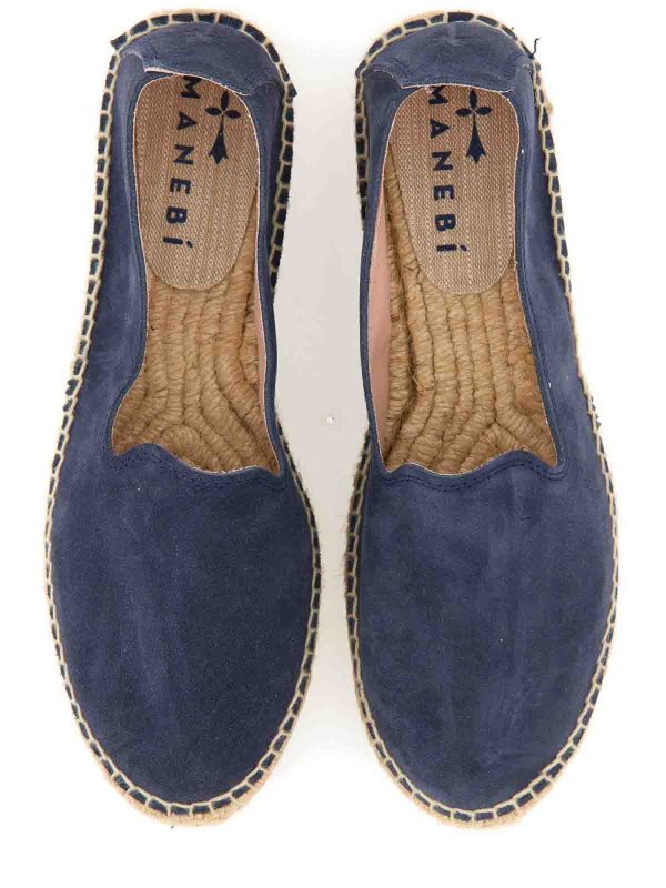 MANEBI: flat shoes online - Leather Espadrilles