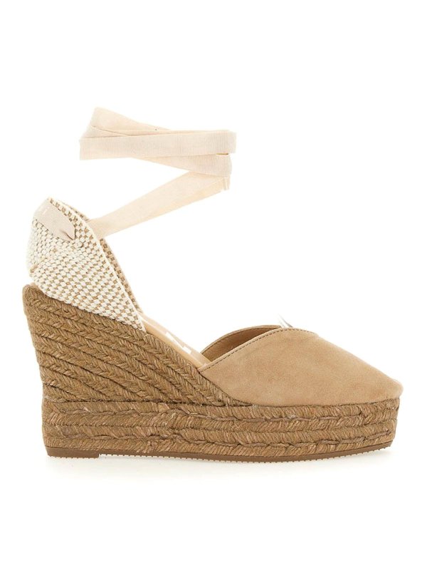 MANEBI: espadrilles - Wedge Espadrilless