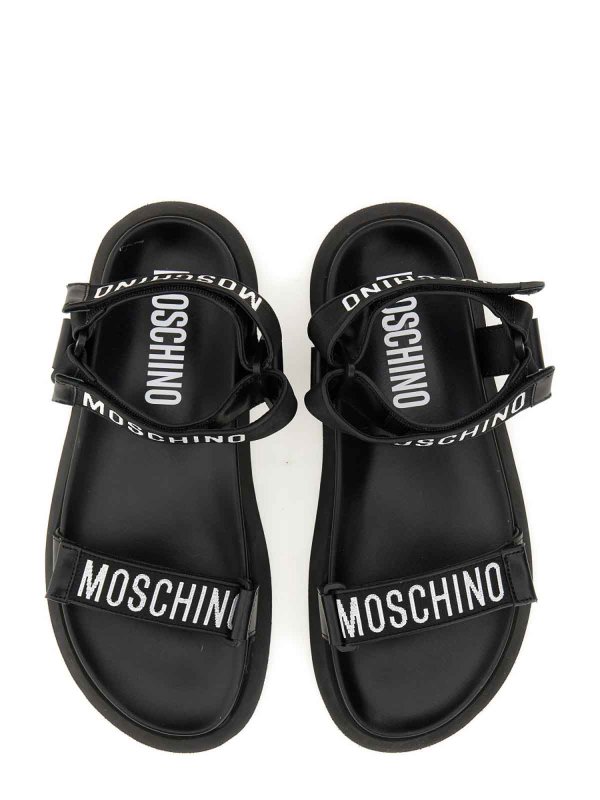 サンダル Moschino - サンダル - 黒 - MB16024G1IGP0000 | THEBS